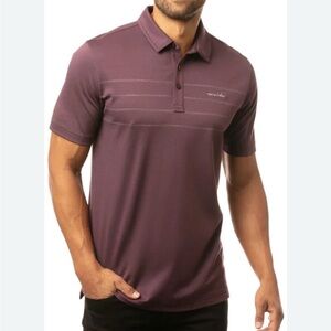 Travis Mathew maroon Polo Shirt